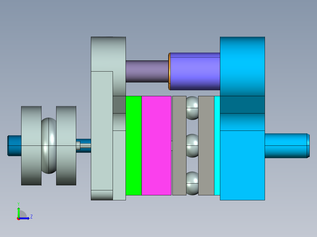 JX685-U型 U形 弯曲件的冲压模具设计【三维proe】左视图