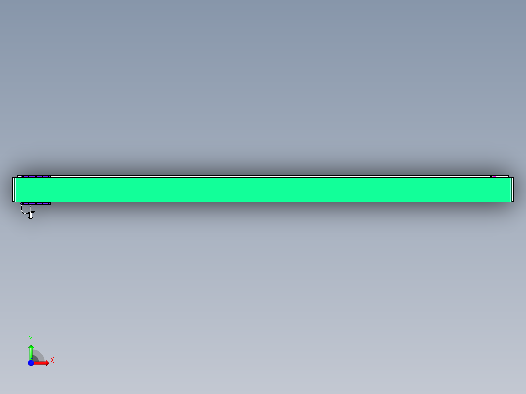 威洛博VL系列直线电机模组-VL17E3-S3200前视图