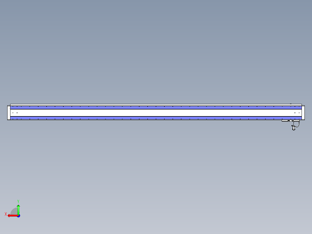 威洛博VL系列直线电机模组-VL17E3-S3200后视图