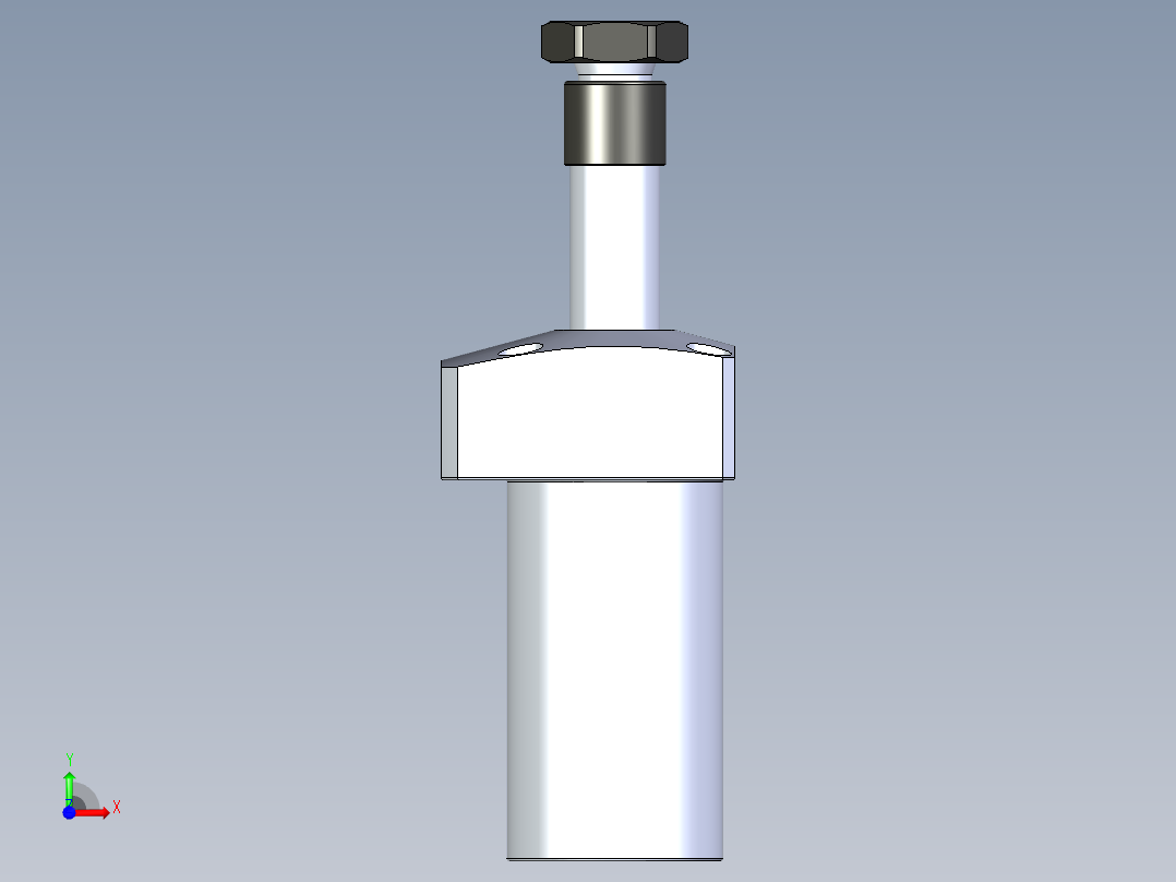 KOSMEKLHA0360-SL-Q20_R01多系列多零件图纸模型前视图