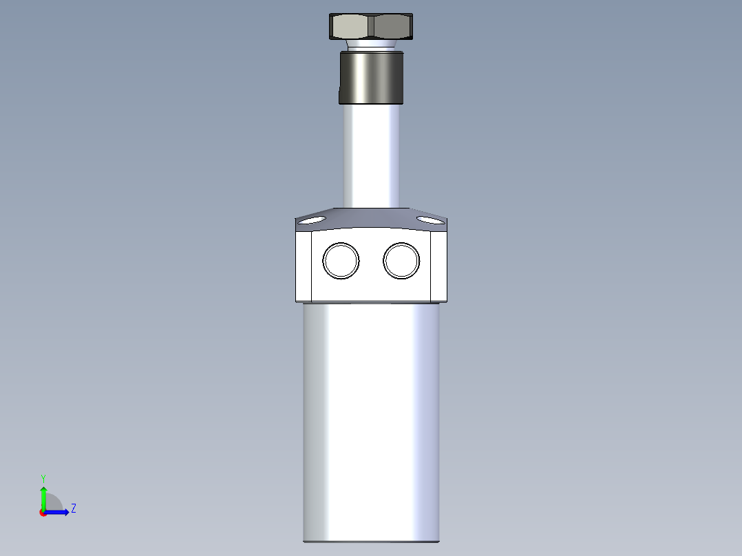 KOSMEKLHA0360-SL-Q20_R01多系列多零件图纸模型左视图