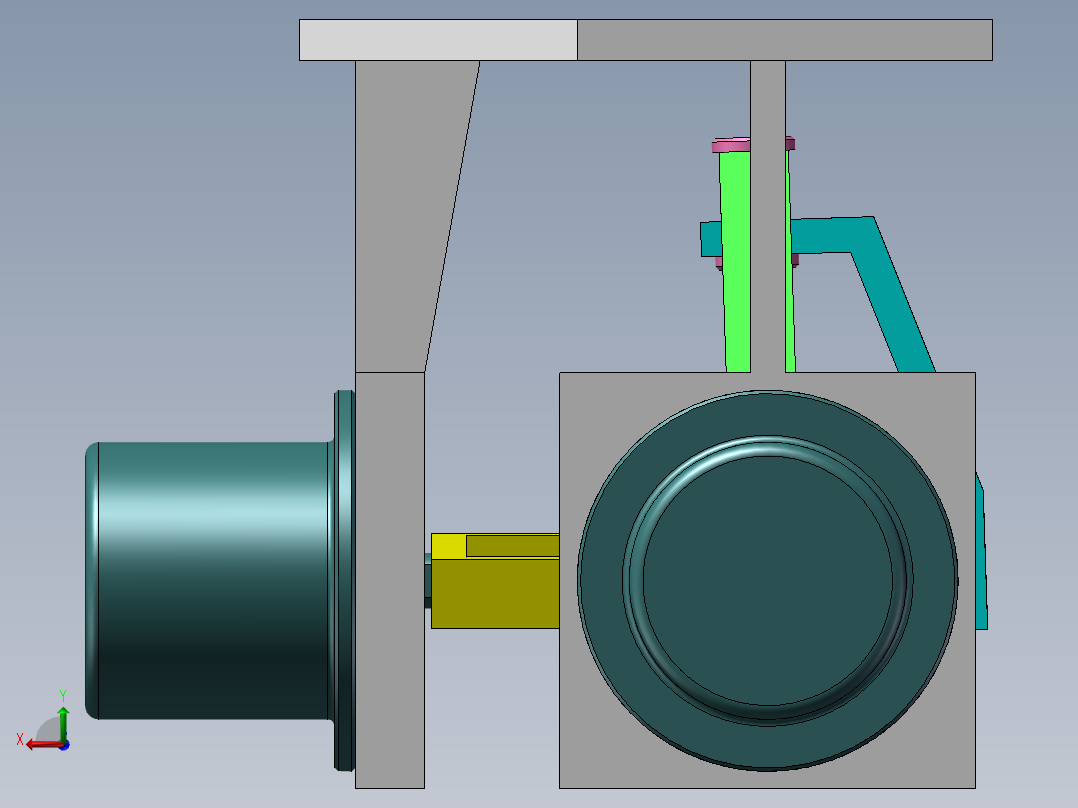 调节摄像头后视图
