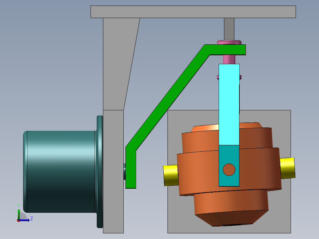 调节摄像头左视图