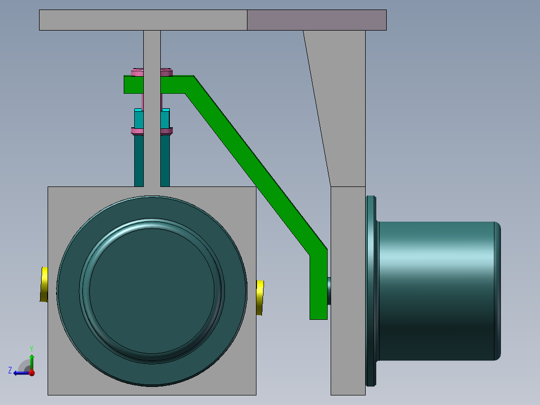 调节摄像头右视图