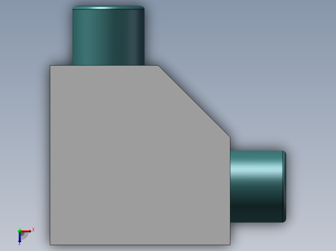 调节摄像头俯视图