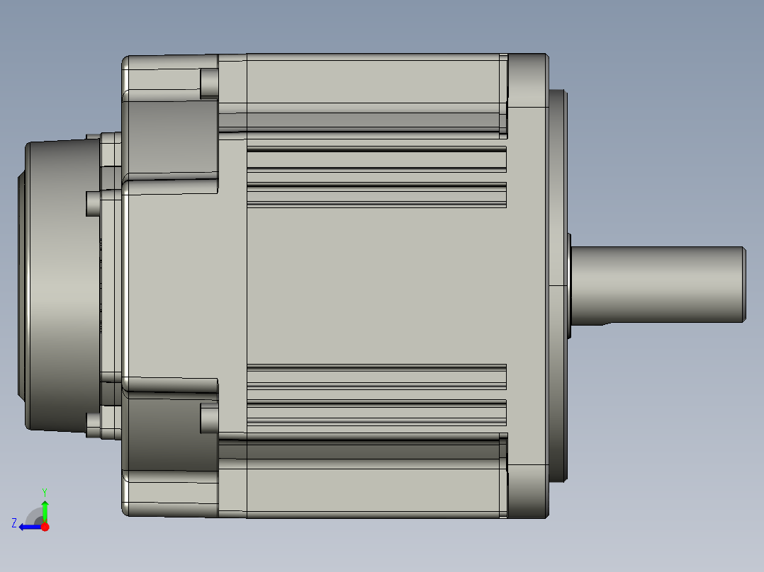 电机MS6G-130CN25BZ2-21P0右视图