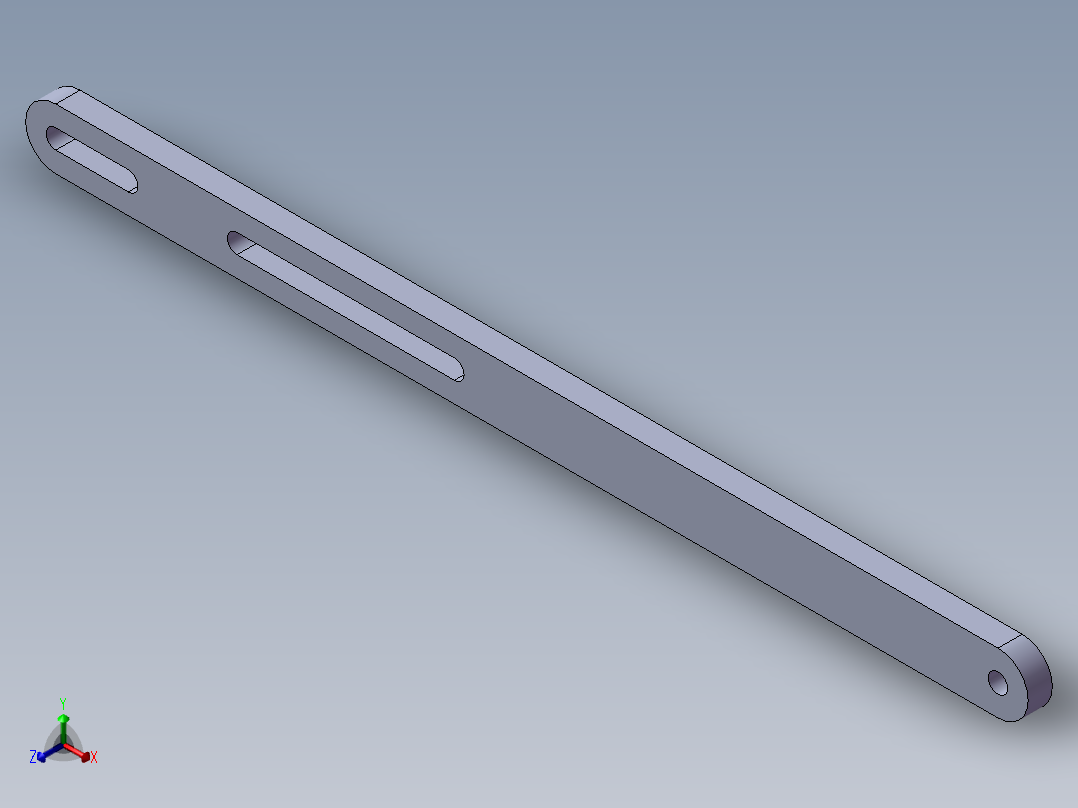 S45 摇臂正等轴测图