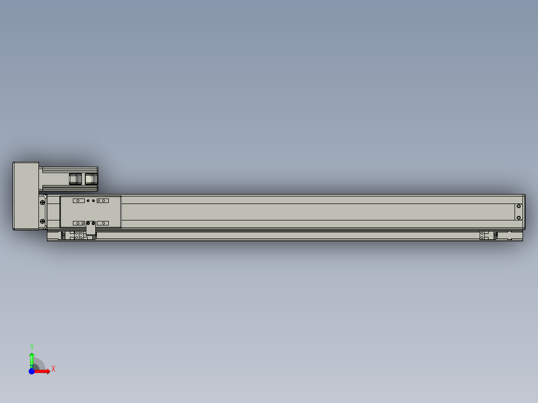 VF丝杆传动-一般环境VT5-L10-C-S600-BR-P10-D4前视图