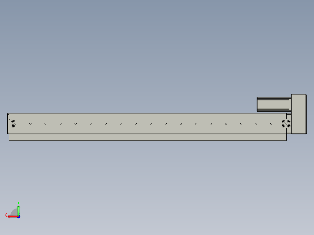 VF丝杆传动-一般环境VT5-L10-C-S600-BR-P10-D4后视图