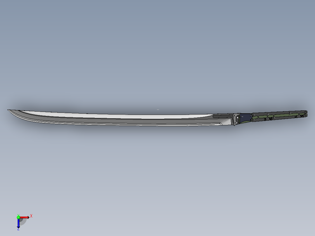 剑、宝剑(106)俯视图
