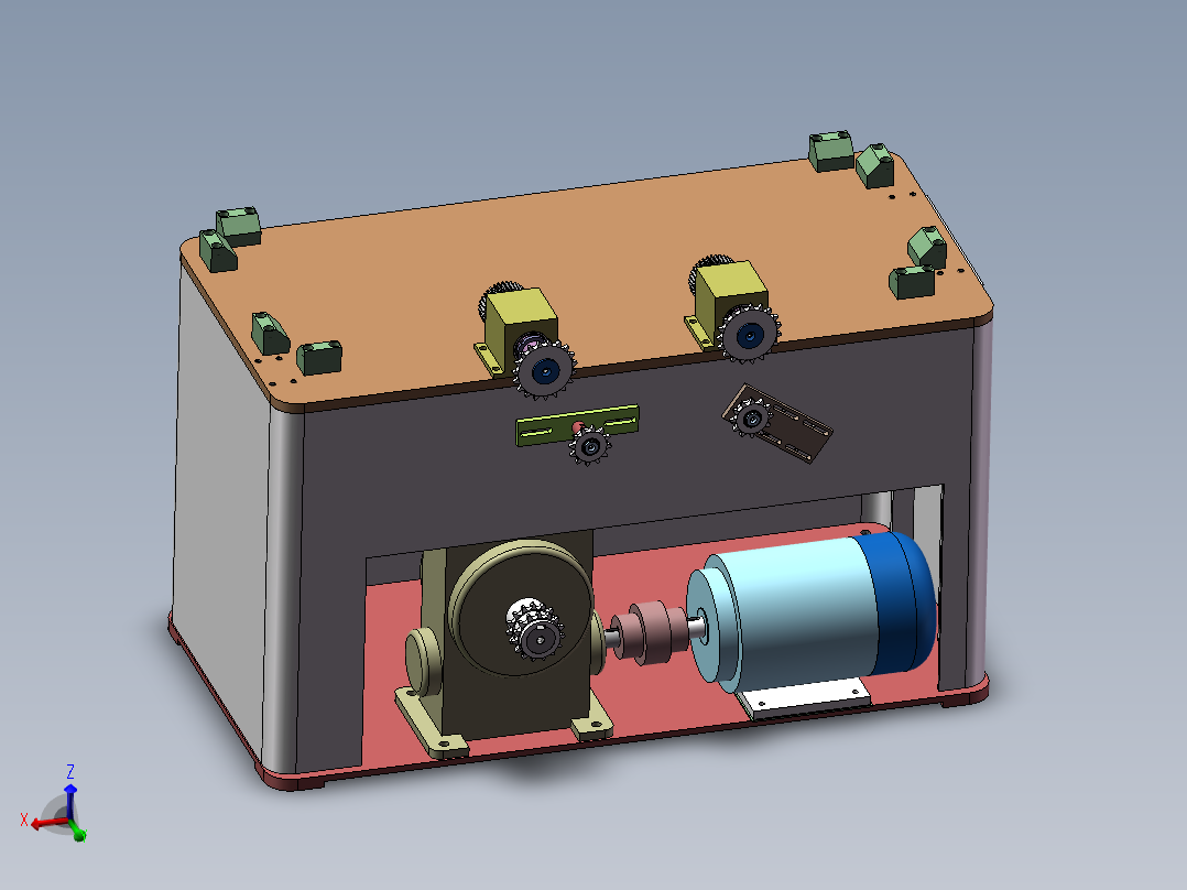 小成型轮实验机台（sw18可编辑+工程图）
