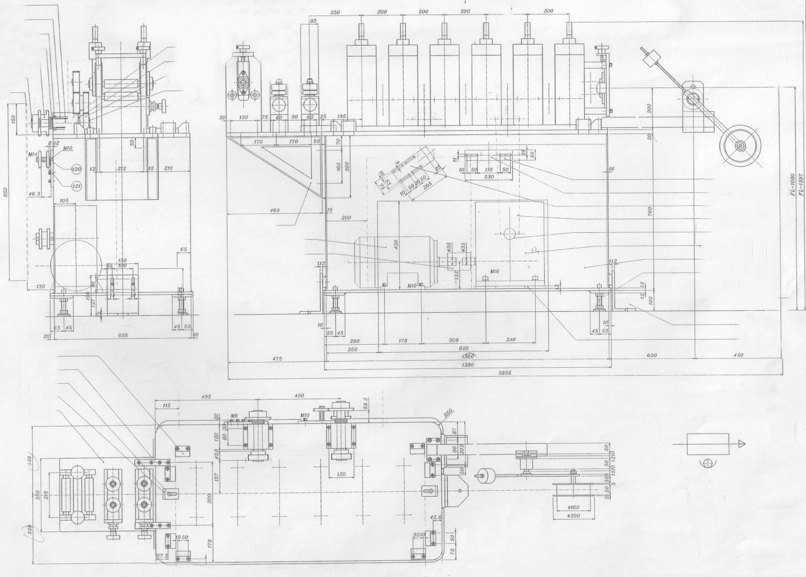 小成型轮实验机台（sw18可编辑+工程图）