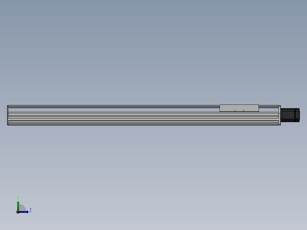精密模组MY220-T10-1200L-BC-P75B-C4-C左视图