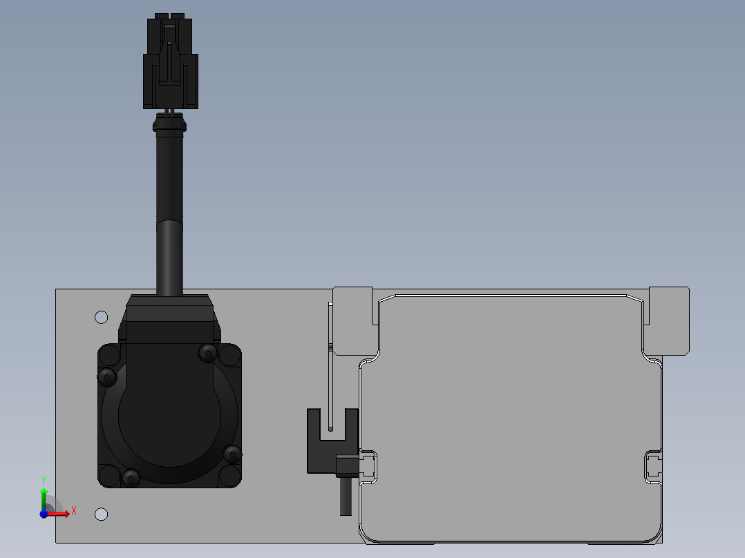 精密模组MY80S-T10-300L-P10B-BL-C4前视图