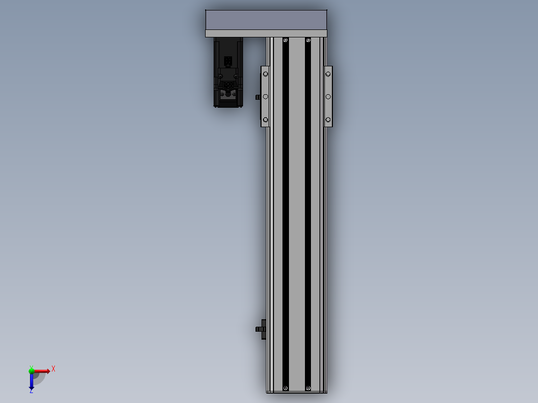 精密模组MY80S-T10-300L-P10B-BL-C4俯视图