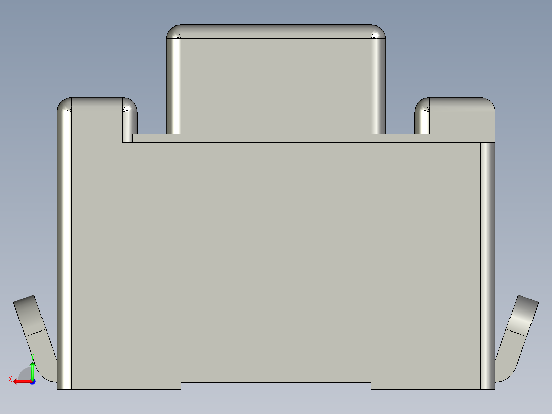 1 6.0㎜ × 3.5㎜ SMD轻触开关后视图