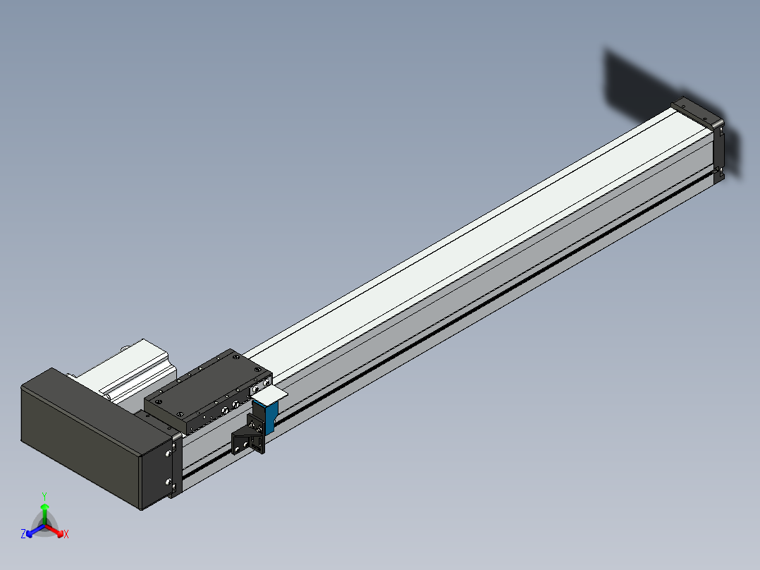 模组FSL60 E600 10C7-BR-B60正等轴测图