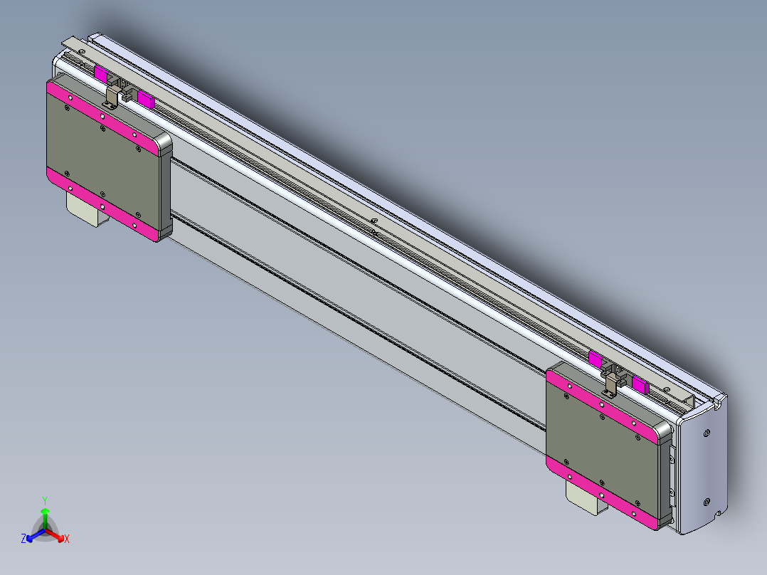 威洛博LC系列3d模型模组2LC14S1Y-S500正等轴测图
