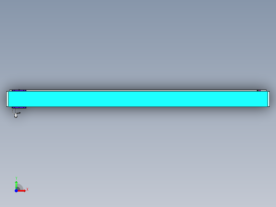 威洛博VL系列直线电机模组-VL17E2-S2650前视图