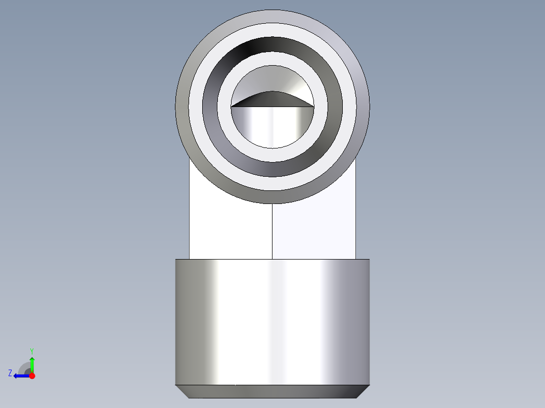 卡套式工业通用硬管接头EO_Union_elbow_W08L71X右视图