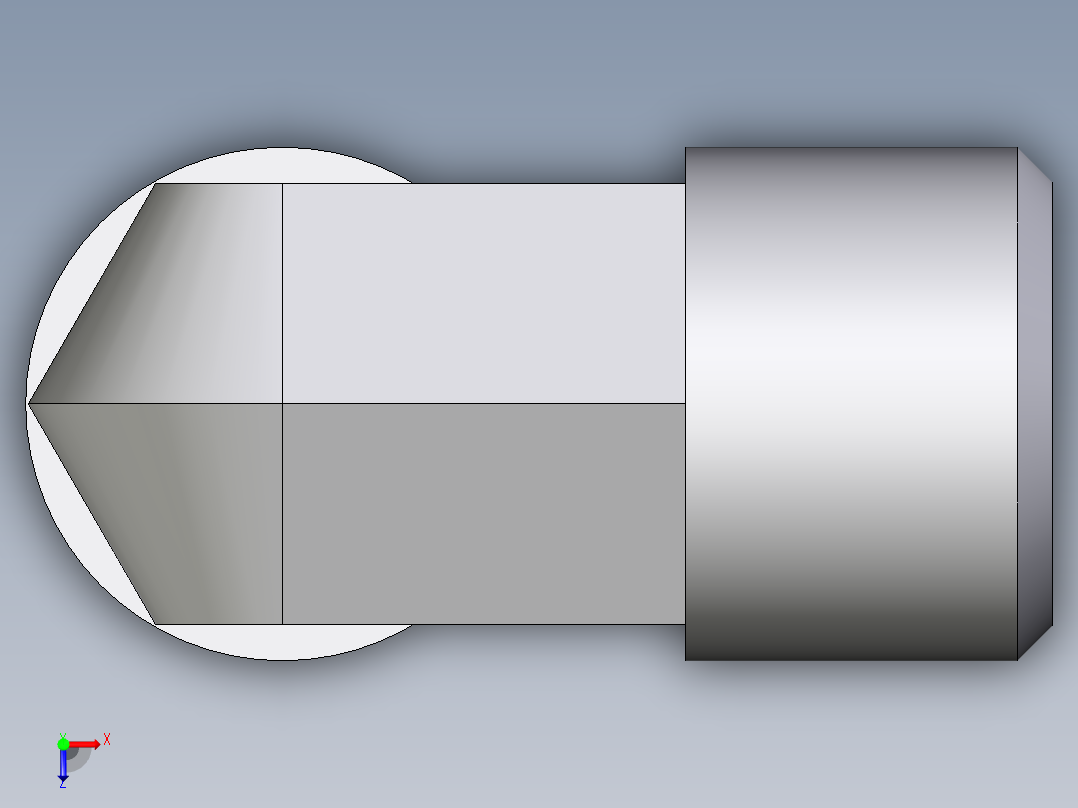卡套式工业通用硬管接头EO_Union_elbow_W08L71X俯视图