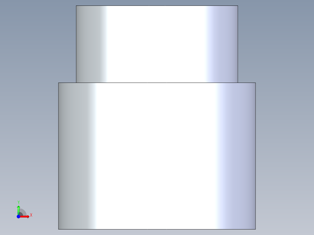 聚氯乙烯配件13-Sch80_ReducerCoupling_FPTxFPT_830-073_0.5in x 0.375in前视图