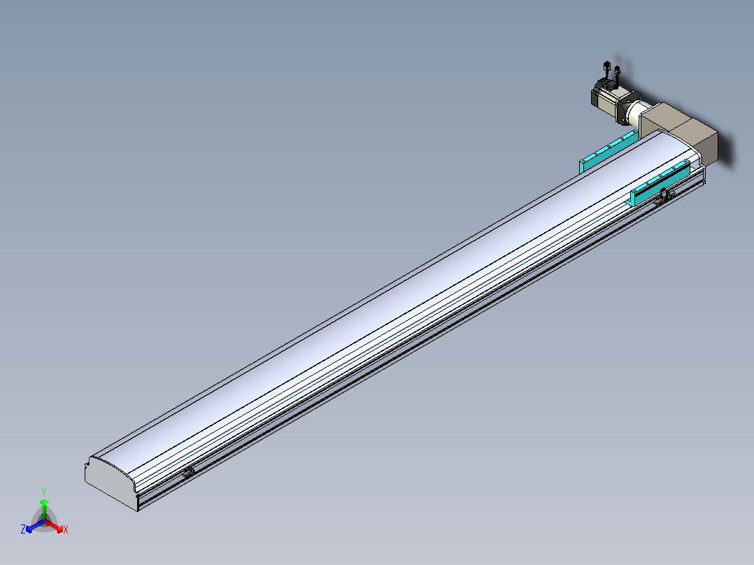 同步带滑台-半封闭B22-L100-C-S1950-L-P75-D3-N5