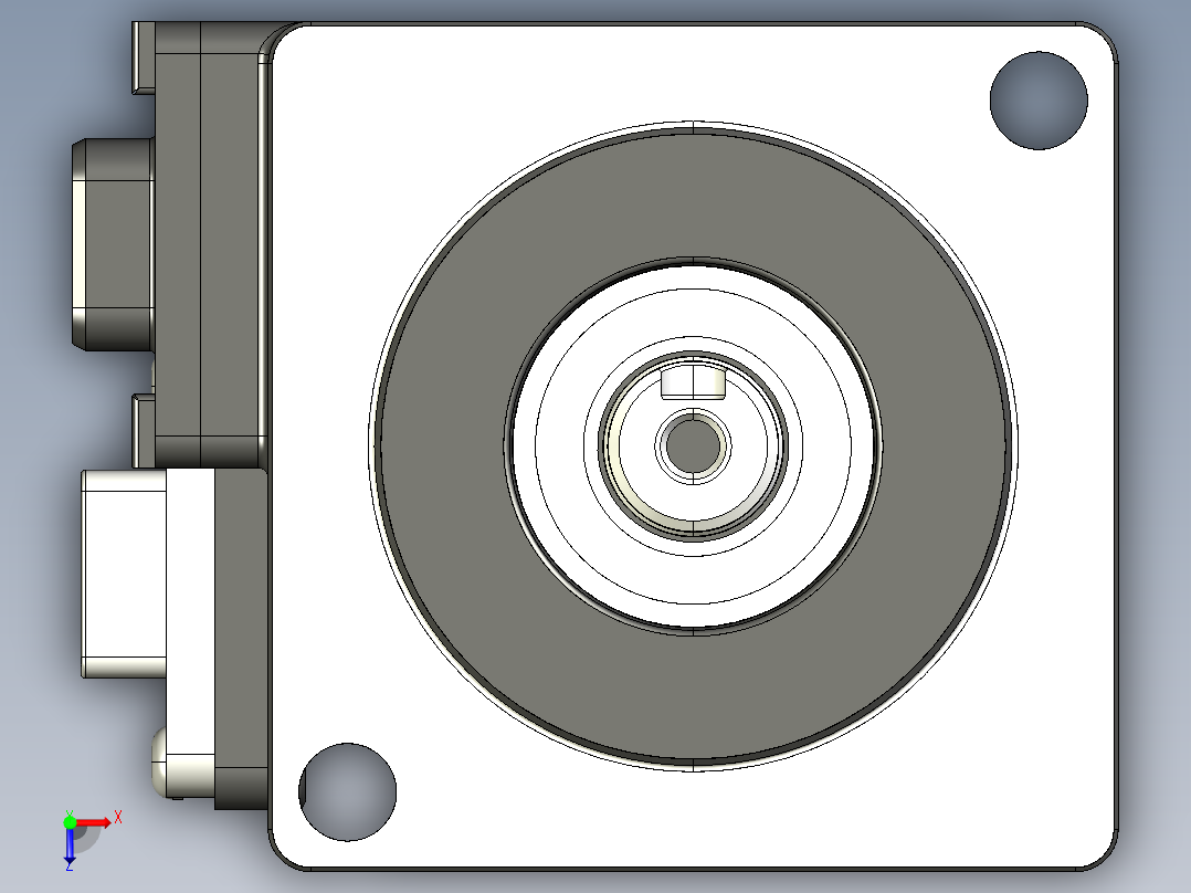 电机MS6H-40CN30BZ3-20P1-S.IGS俯视图