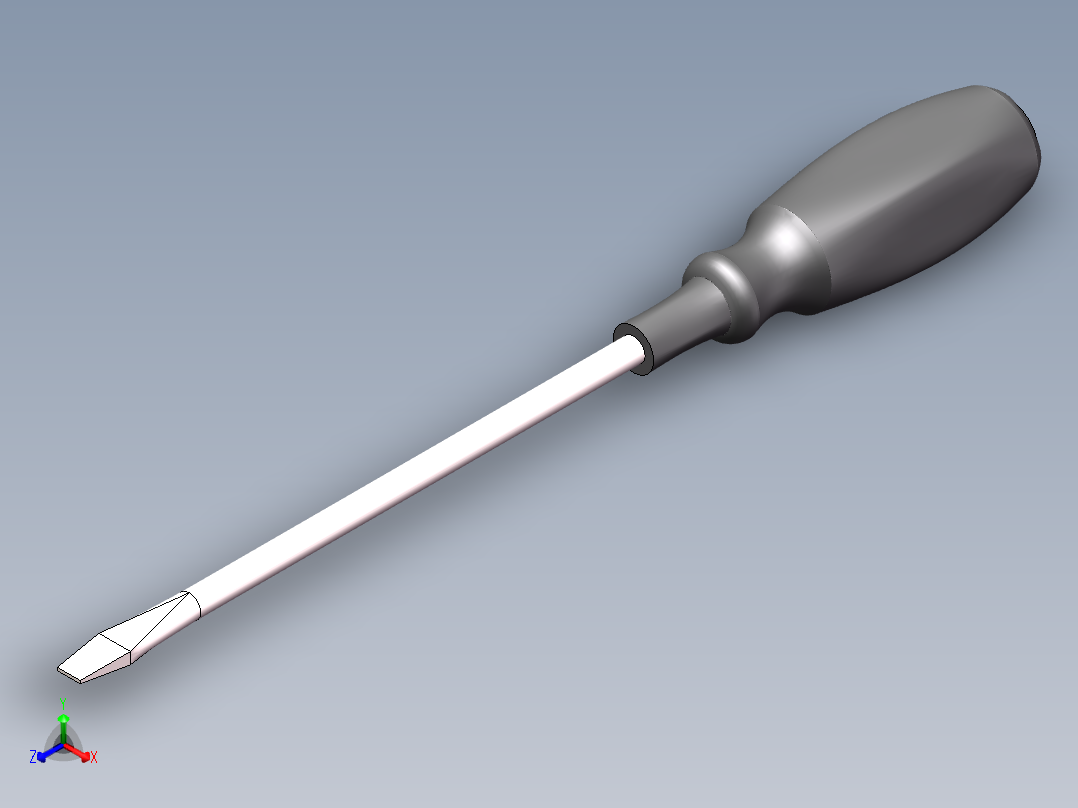 SolidWorks 改锥模型正等轴测图