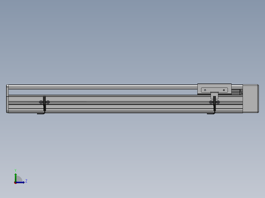 精密模组MY130-T10-450L-BL-P20B-C4-C左视图