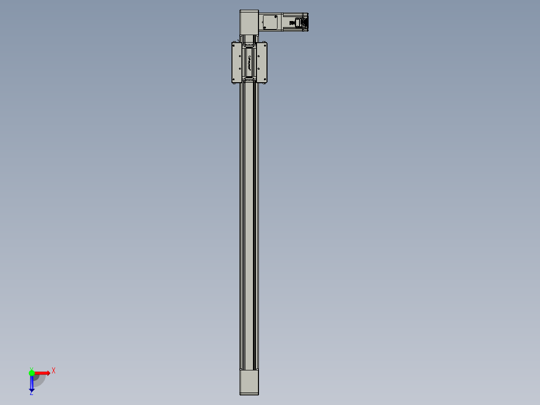 威洛博直线电机模组EB6-L140-S900-R-P40-MS3俯视图