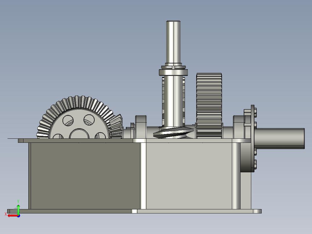 齿轮啮合 (63)后视图