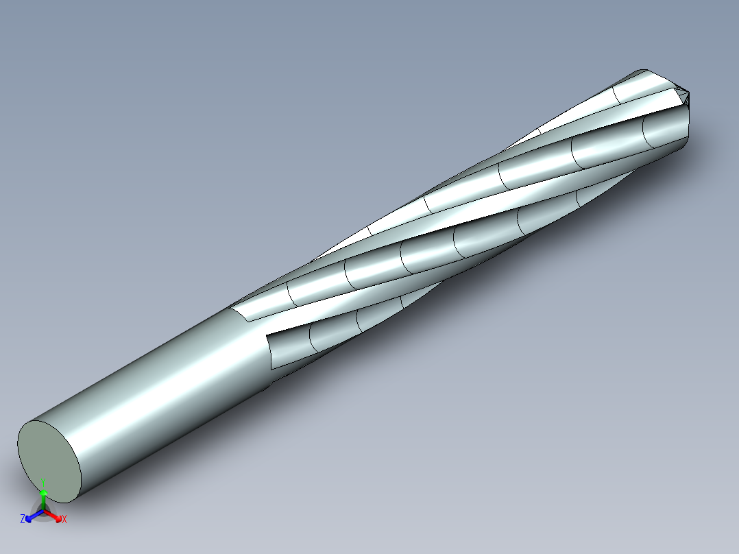 电钻 钻头1 (70)正等轴测图