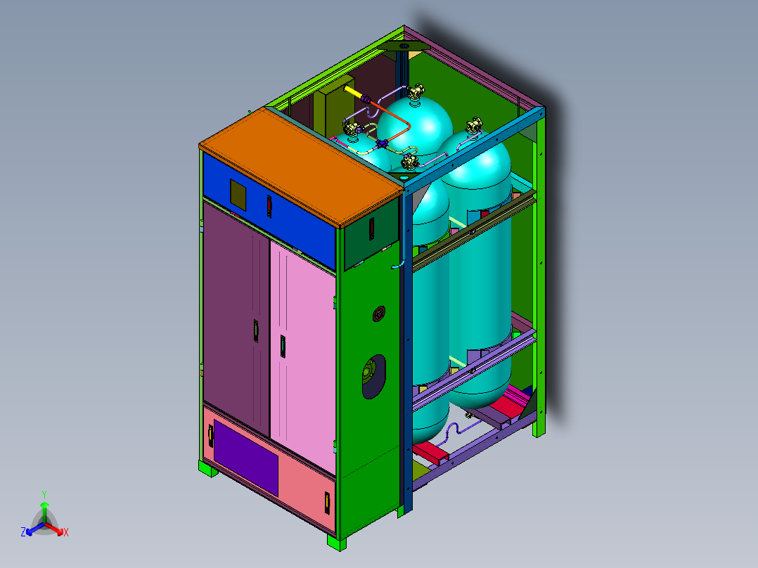 气体压力控制柜监控系统控制箱