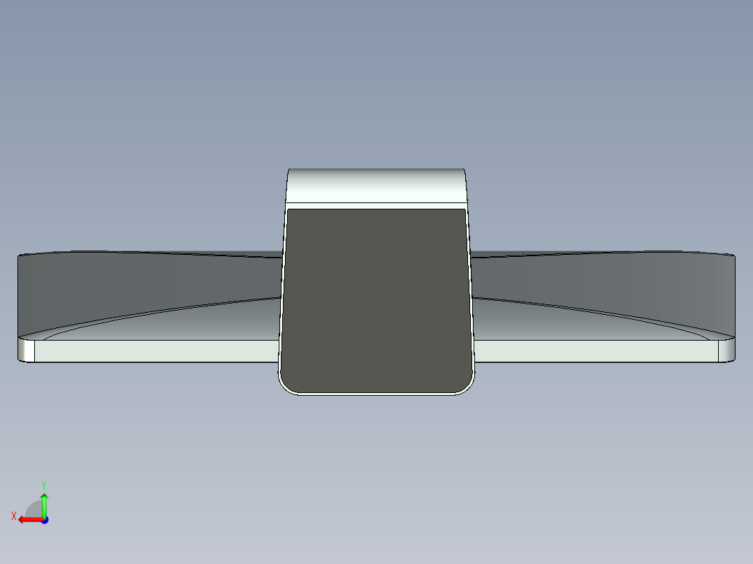 Apple Cinema 27英寸LCD显示器模型3D图纸后视图