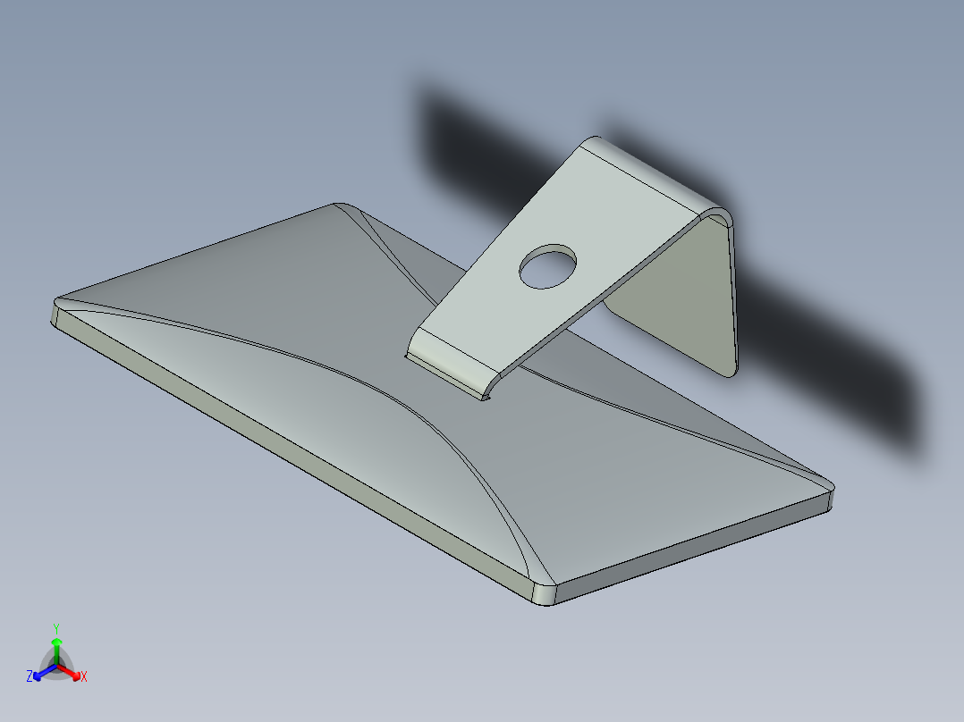 Apple Cinema 27英寸LCD显示器模型3D图纸正等轴测图