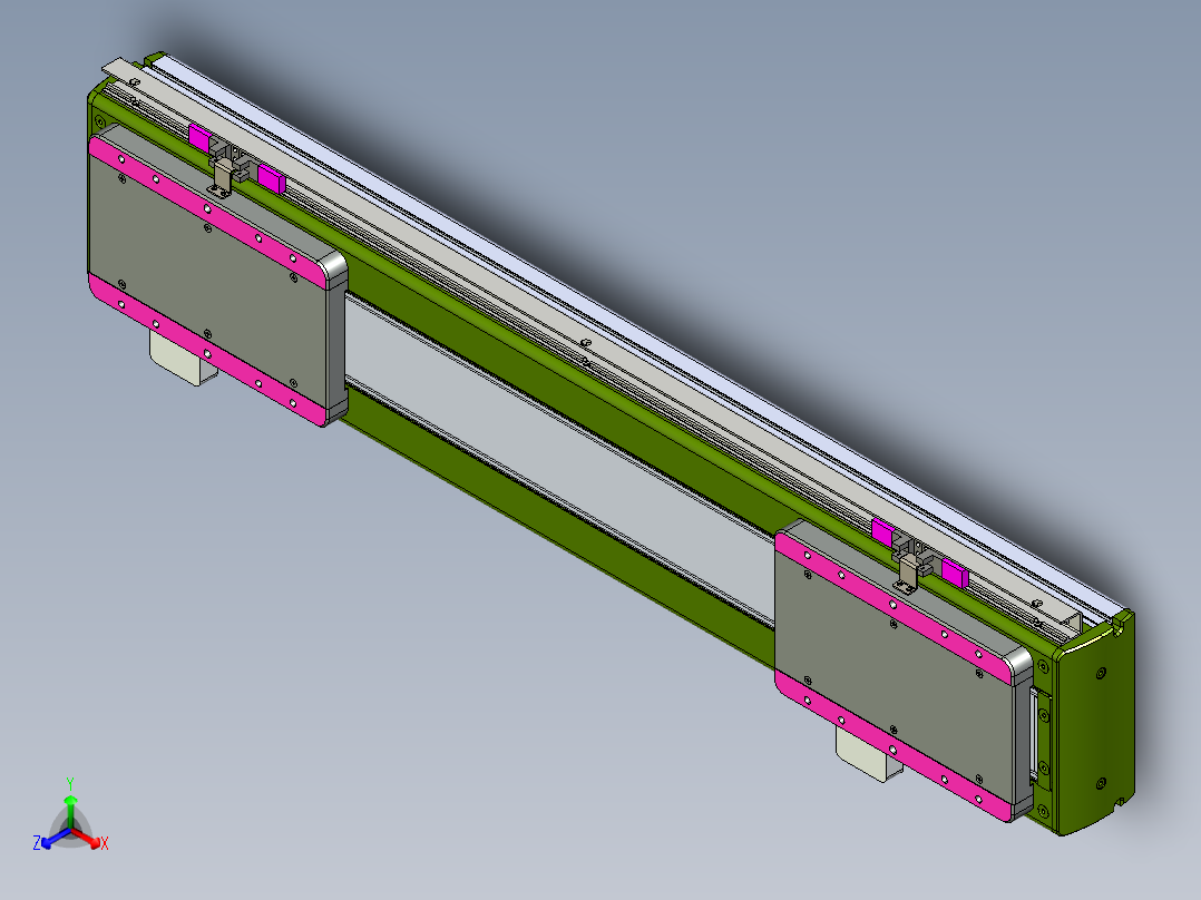 威洛博LC系列3d模型模组2LC14S2Y-S350正等轴测图