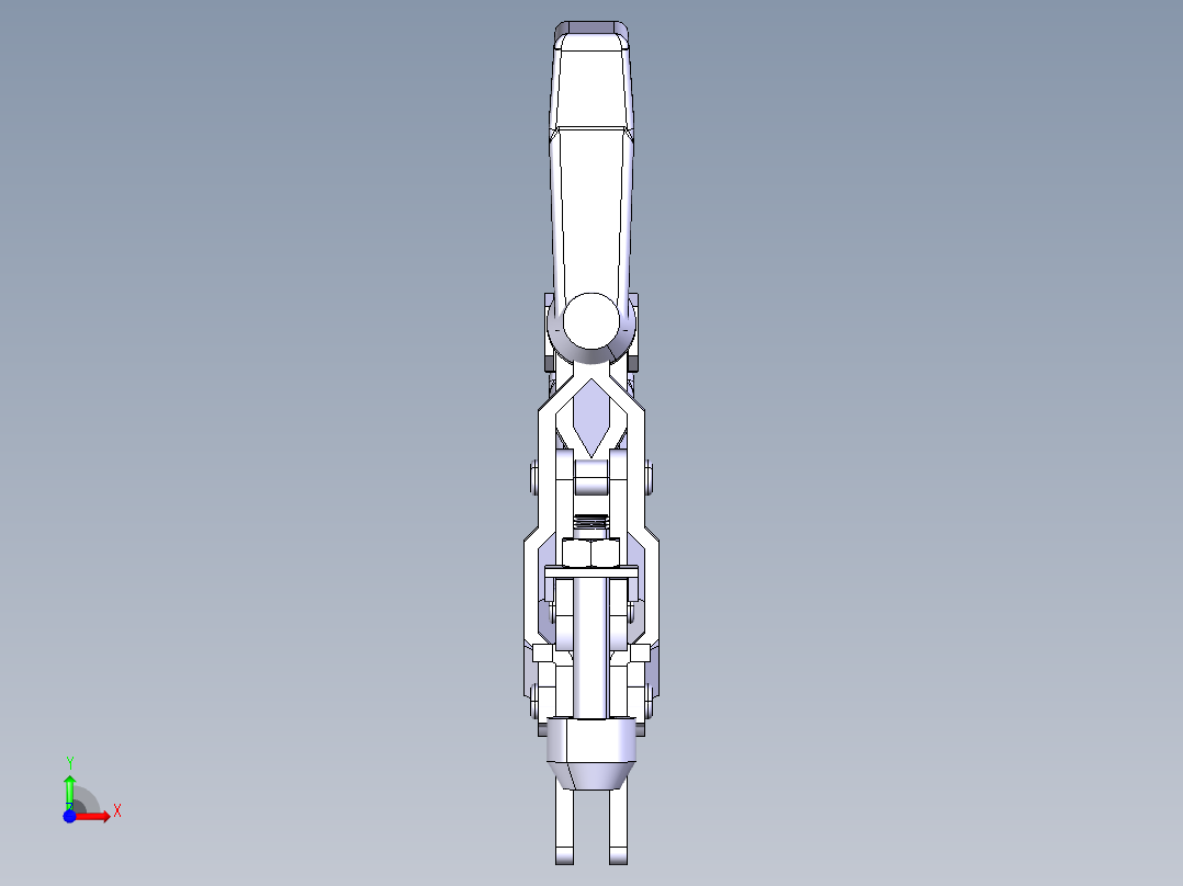 德克斯TUNKERS气缸数模T2-01UB前视图