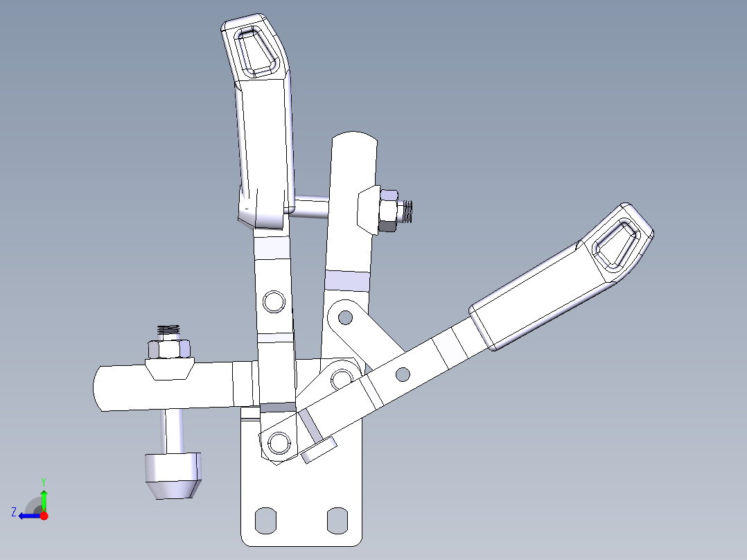 德克斯TUNKERS气缸数模T2-01UB右视图