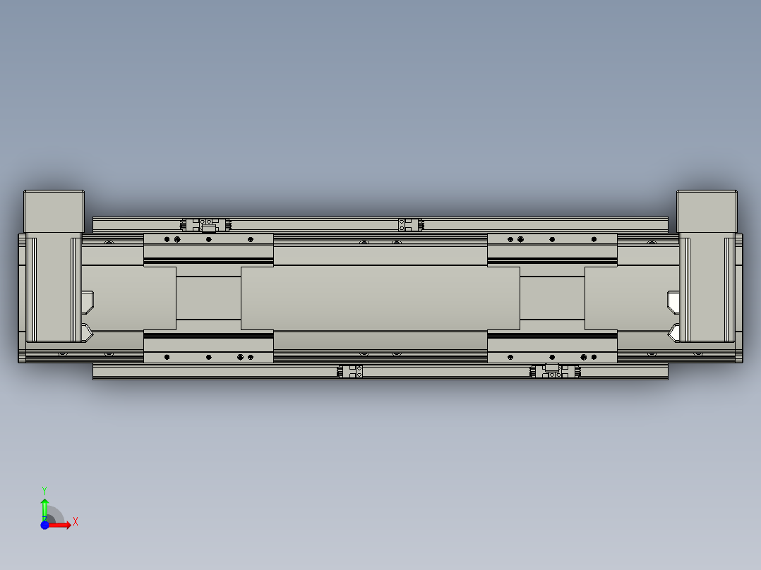威洛博双电机滑台-VBF14S2-L50-S200-BU-P40-C6前视图