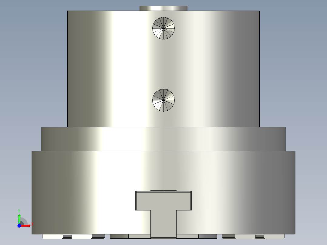 普通气爪PH02-100B前视图
