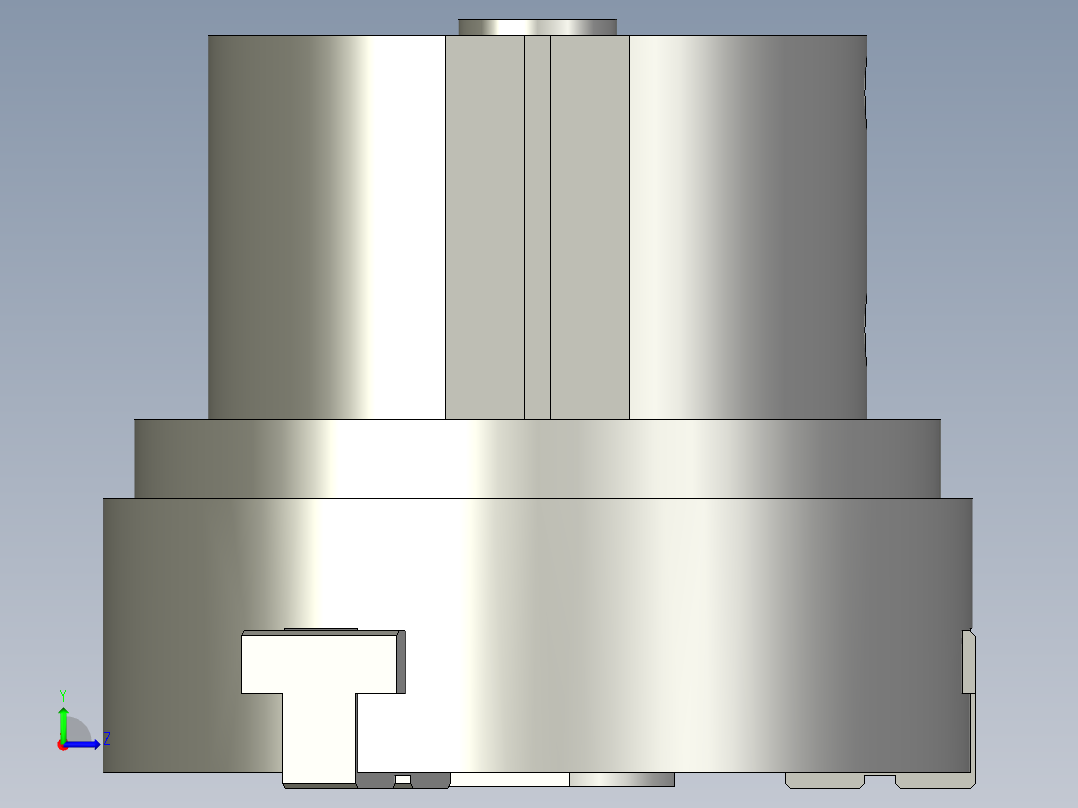 普通气爪PH02-100B左视图