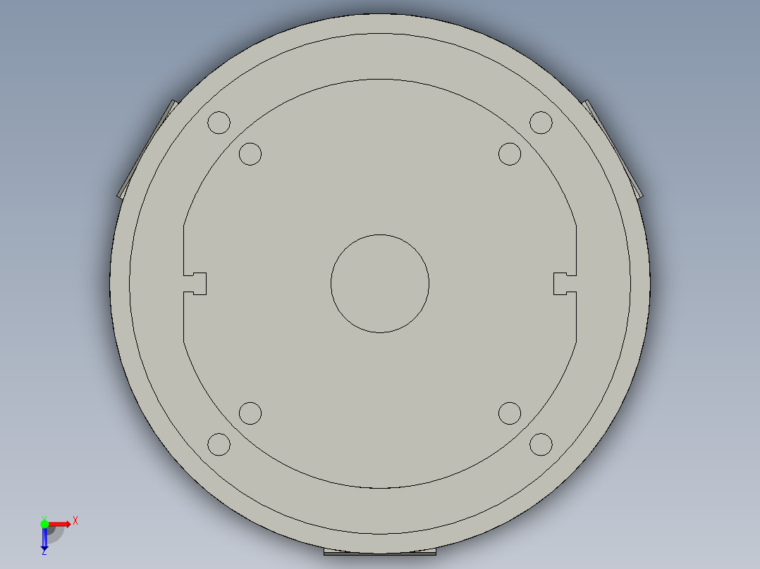 普通气爪PH02-100B俯视图
