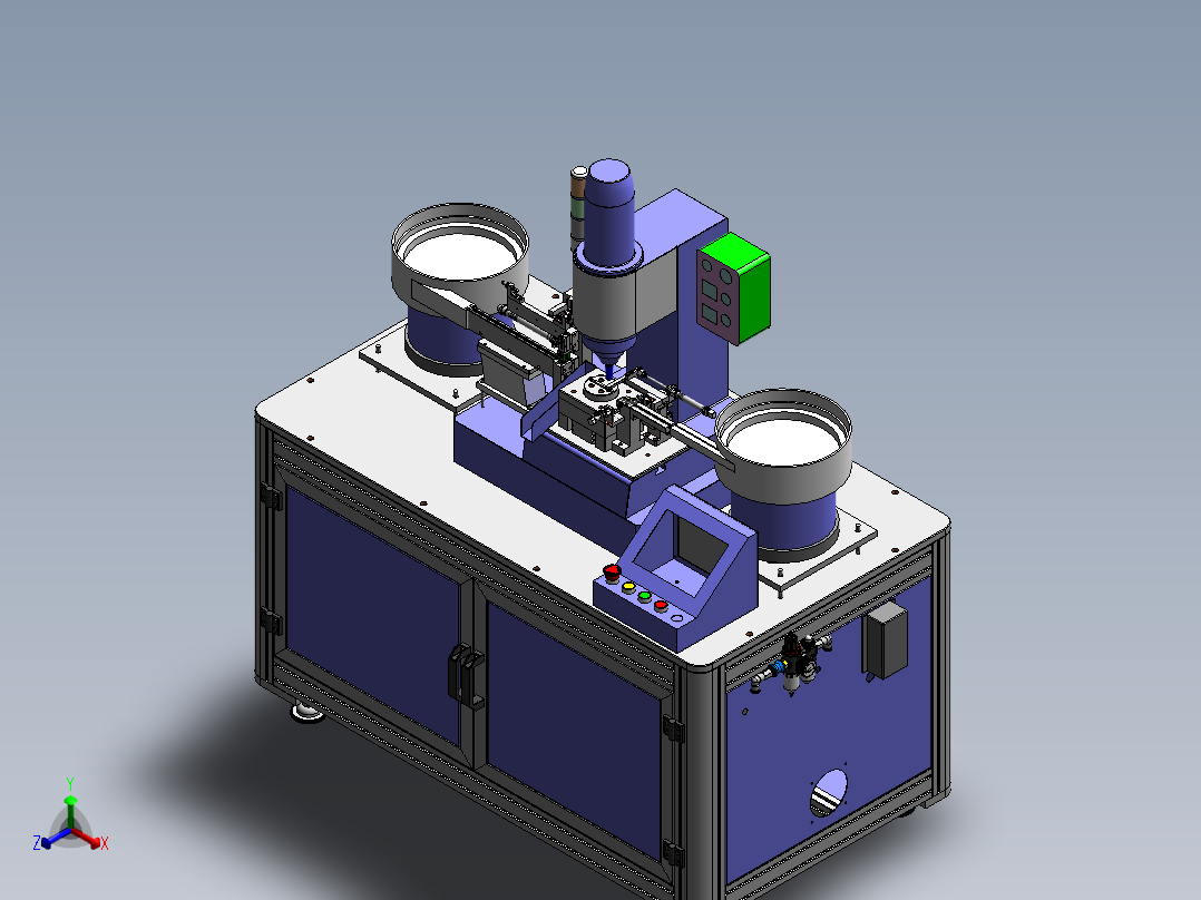 铜铆钉送料铆接设备(sw09+工程图+BOM）