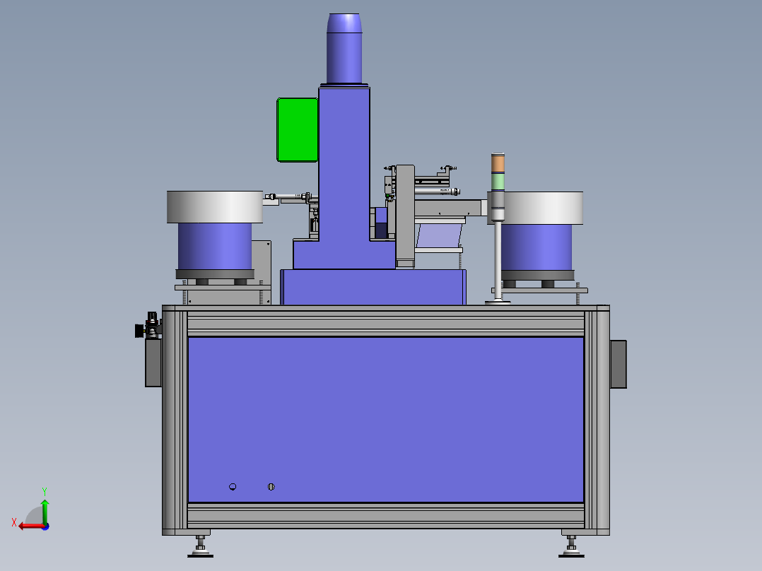 铜铆钉送料铆接设备(sw09+工程图+BOM）后视图