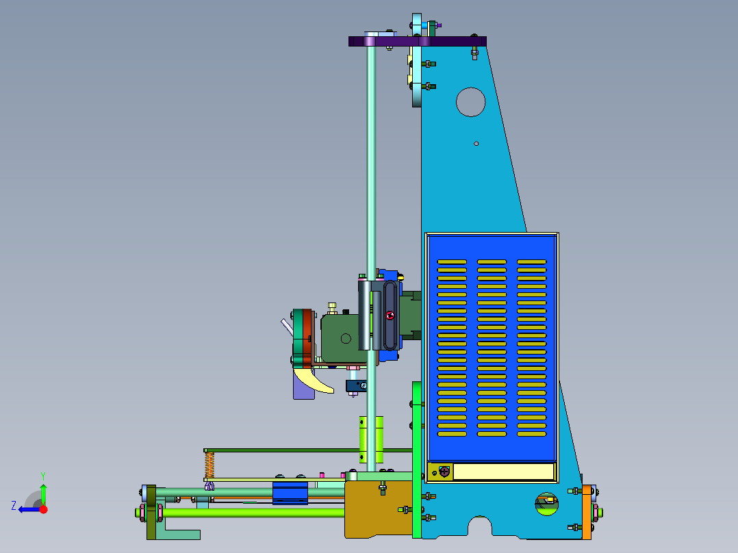 高精度Anet A8家用3d打印机右视图