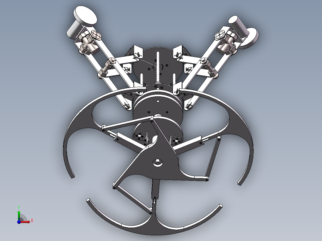 管道清洁（三维+课设+程序+原理图+二维）前视图