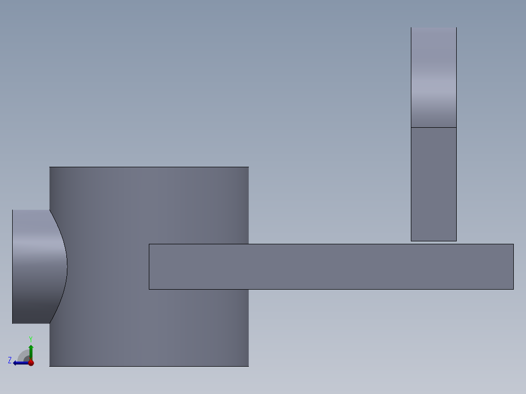 机械零件图4右视图