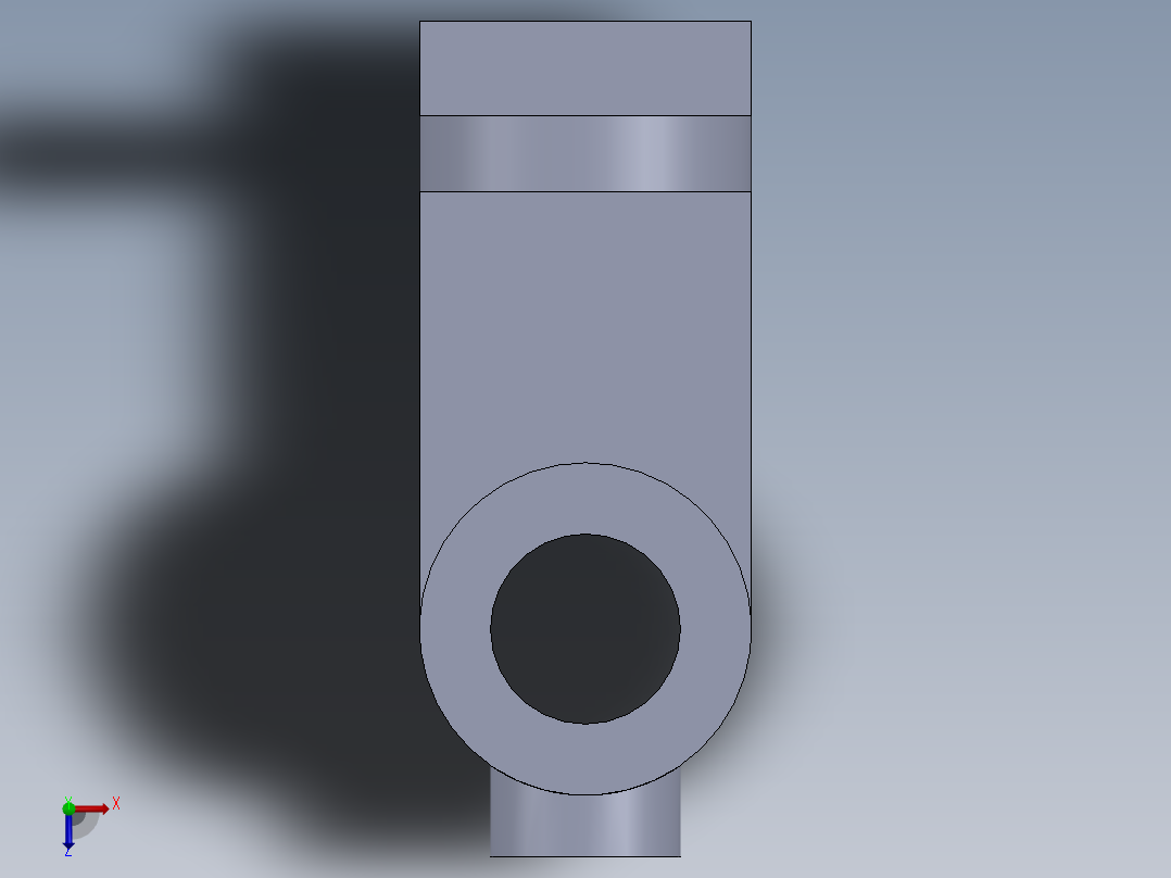 机械零件图4俯视图