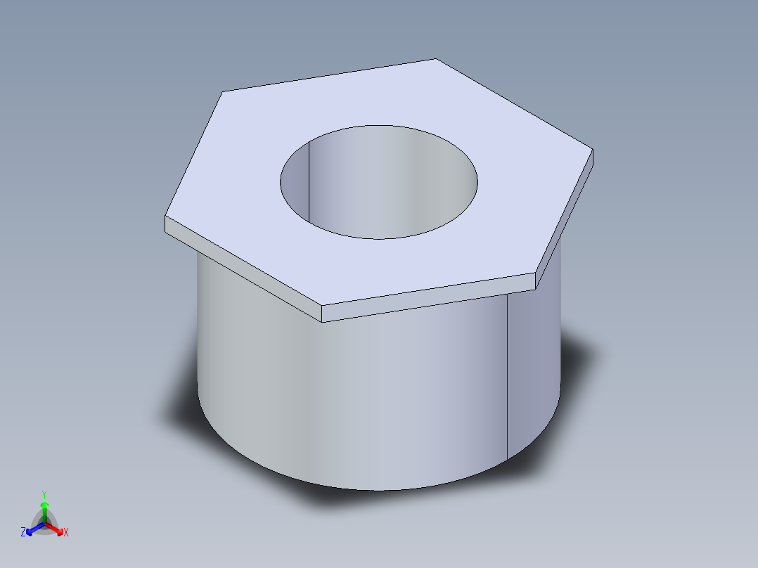 CPVC管件16-Sch80_ReducerBushing_SxSPIG_9837-337_3in x 1.5in正等轴测图